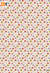 Geschenkpapier Cartoon-Blumen
