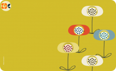 Frühstücksbrettchen Retromohn