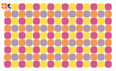 Frühstücksbrettchen Karos Bonbons