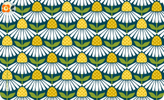 Frühstücksbrettchen Die Gänseblümchen grüßen Dich