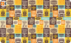 Frühstücksbrettchen Coffee Time