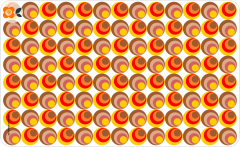 Frühstücksbrettchen 70er Spots