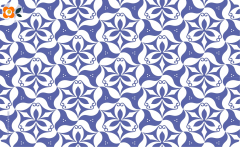Frühstücksbrettchen Orientalisches Blumenornament