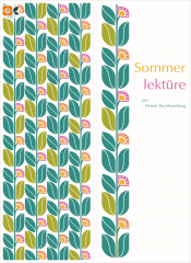 Lesezeichen Sommerlektüre, Retroblumen