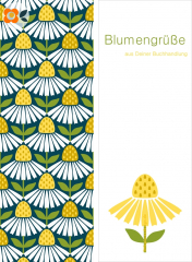 Lesezeichen Blumengrüße, Gänseblümchen