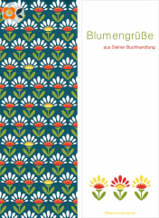 Lesezeichen Blumengrüße, Margeriten