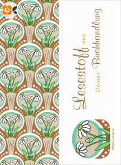 Lesezeichen Lesestoff, Blumenvase