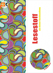 Lesezeichen Lesestoff, 70er Tropfen