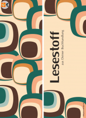 Lesezeichen Lesestoff, Retro-Quadrate
