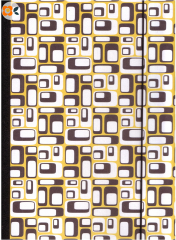 Sammelmappe 70er Retro-Quader