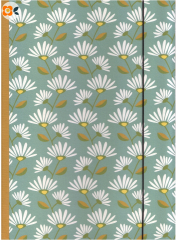 Sammelmappe Sommerblumen auf Hellblau