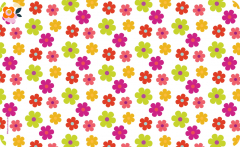 Frühstücksbrettchen Sommerblümchen