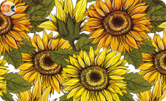 Frühstücksbrettchen Sonnenblumen