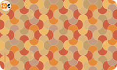 Frühstücksbrettchen Herbstmosaik