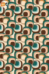 Geschenkpapier Retroquadrate
